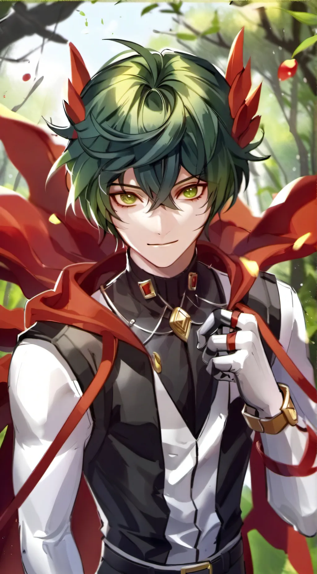 ai character: mah animals background
