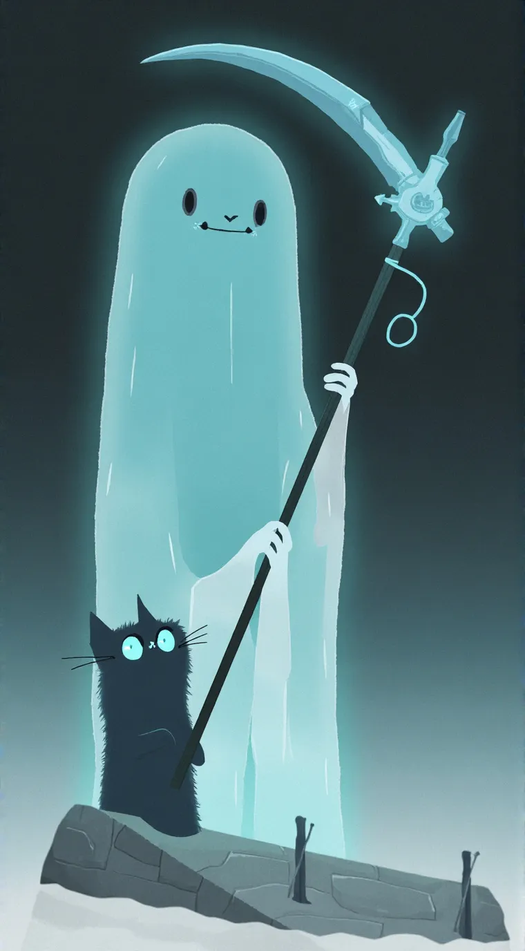 ai character: ☠️Grim reaper☠️ background