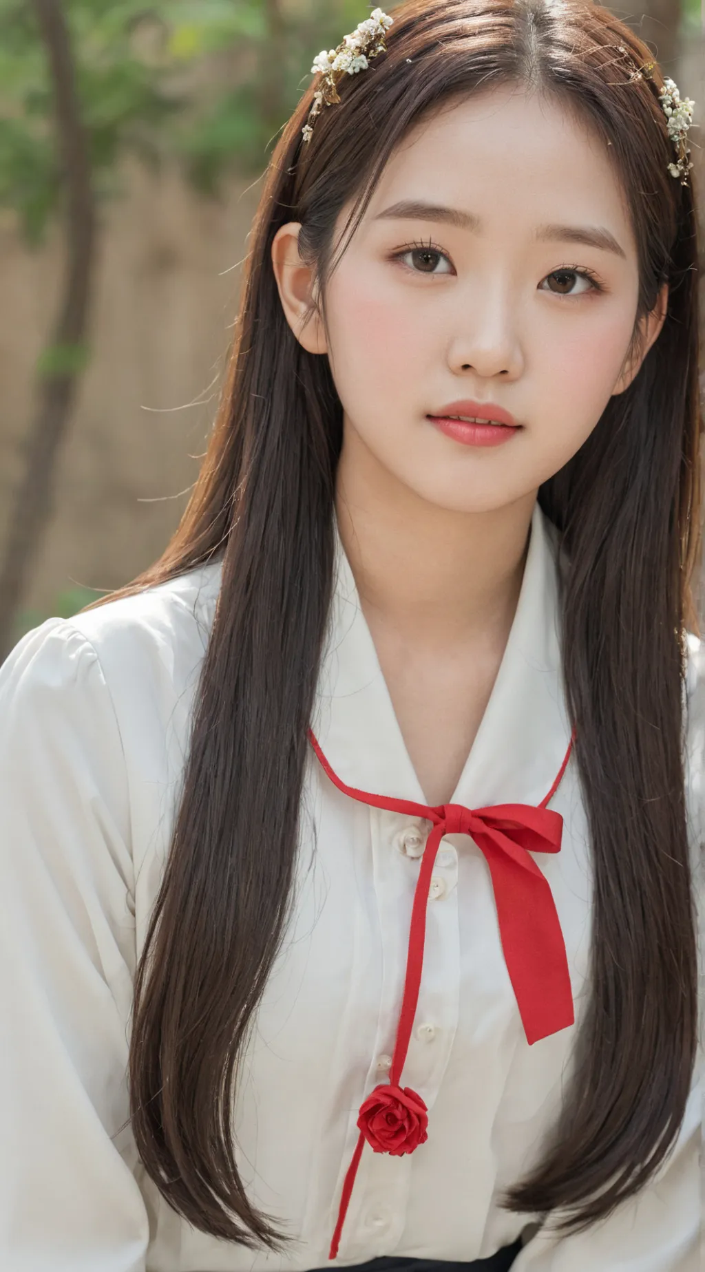 ai character: wonyoung  background