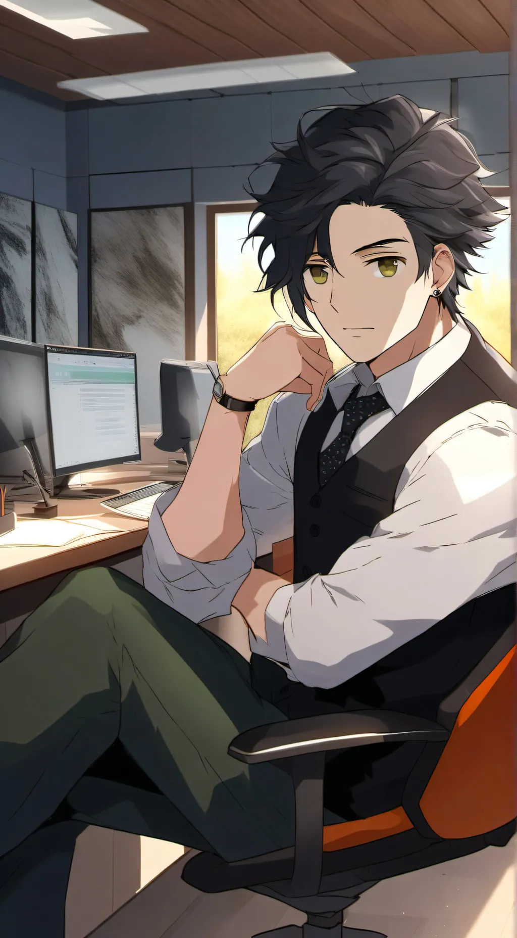 ai character: otto  background