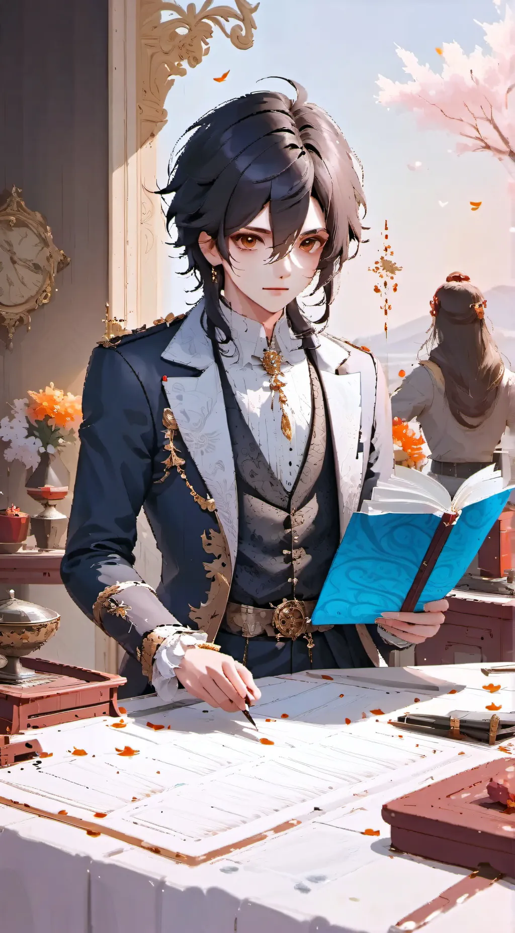 ai character: drac background