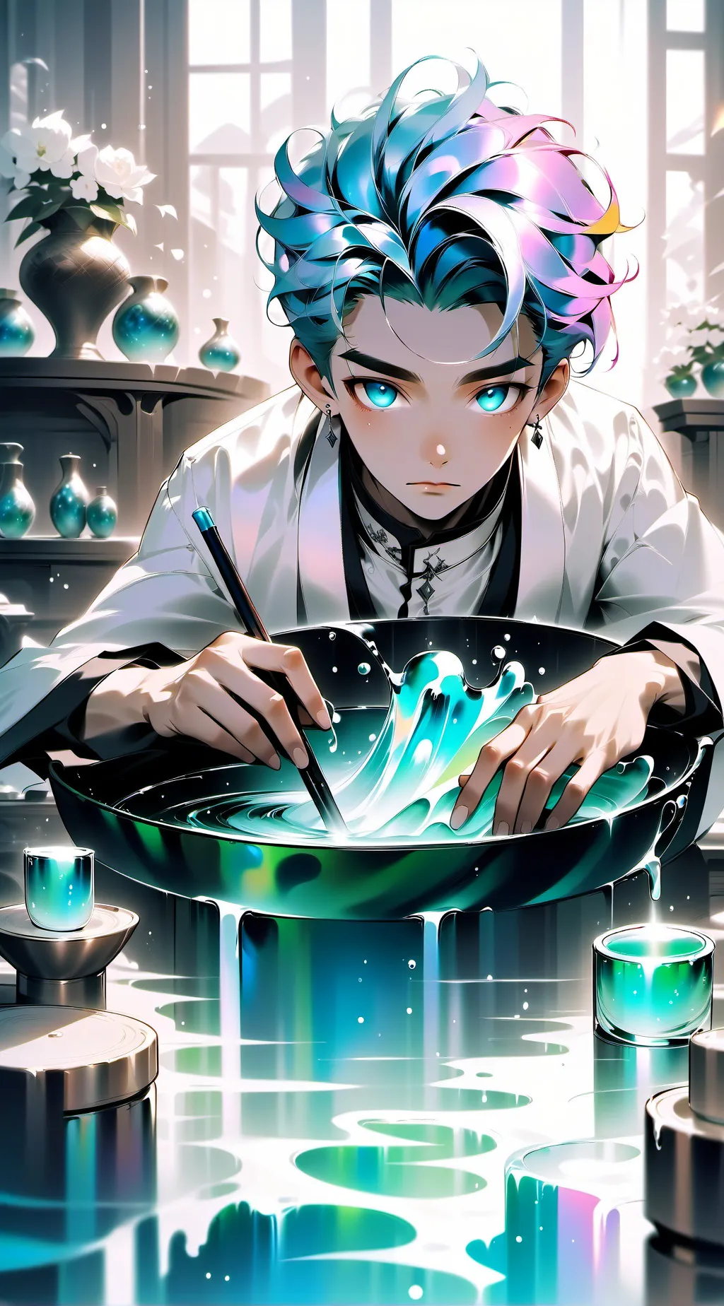 ai character: Lucas  background