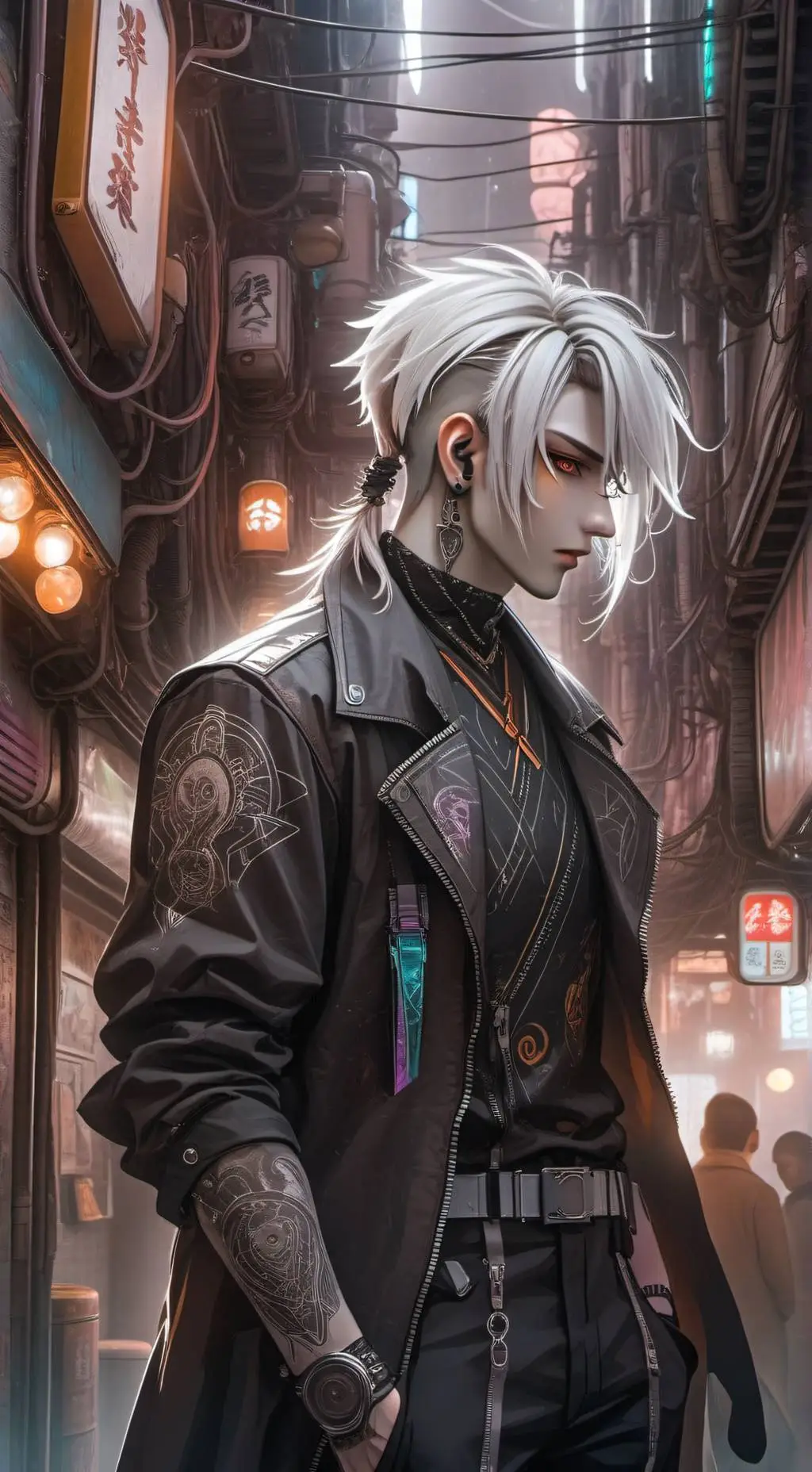 ai character: Calyx background