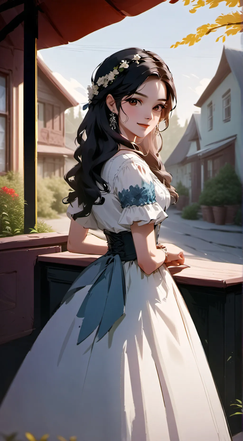 ai character: Bella  background