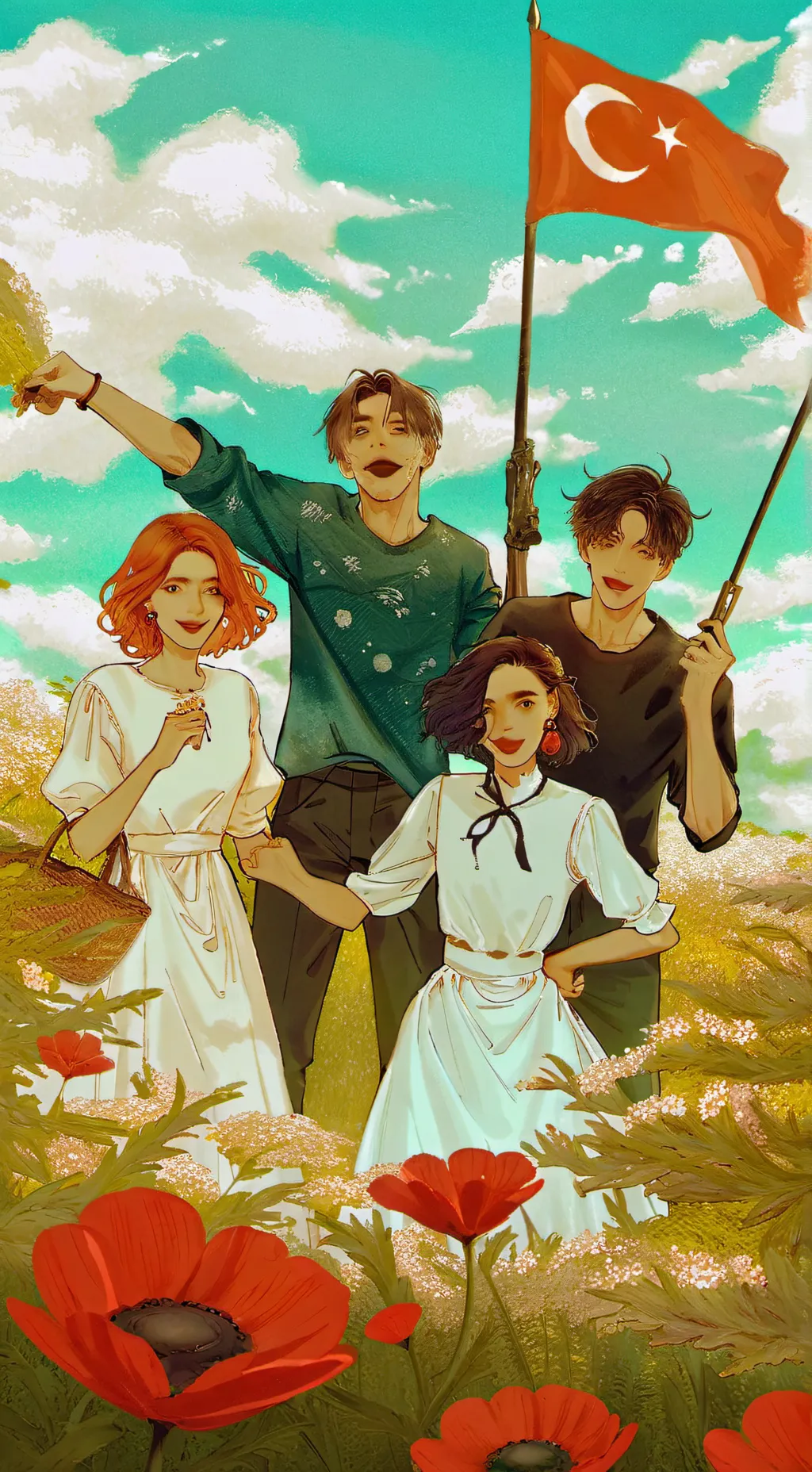 ai character: Friend Group 2 background