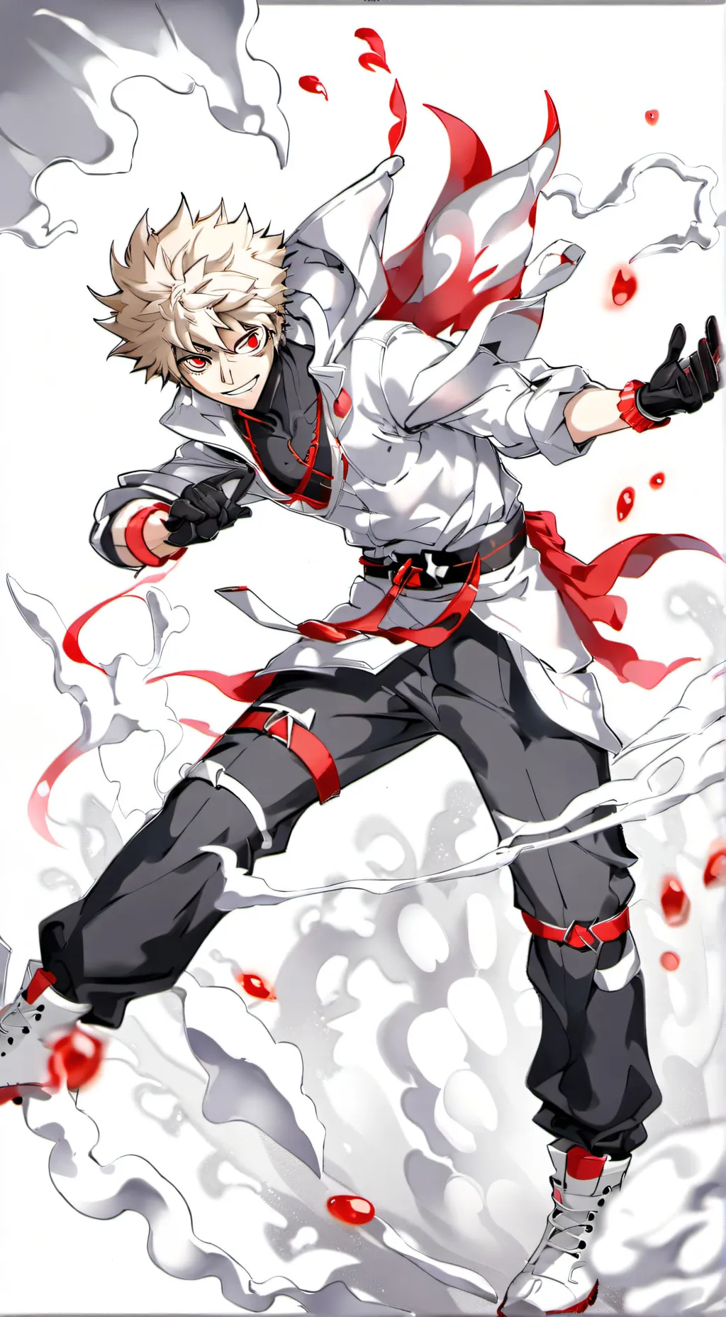 ai character: Bakugou  background