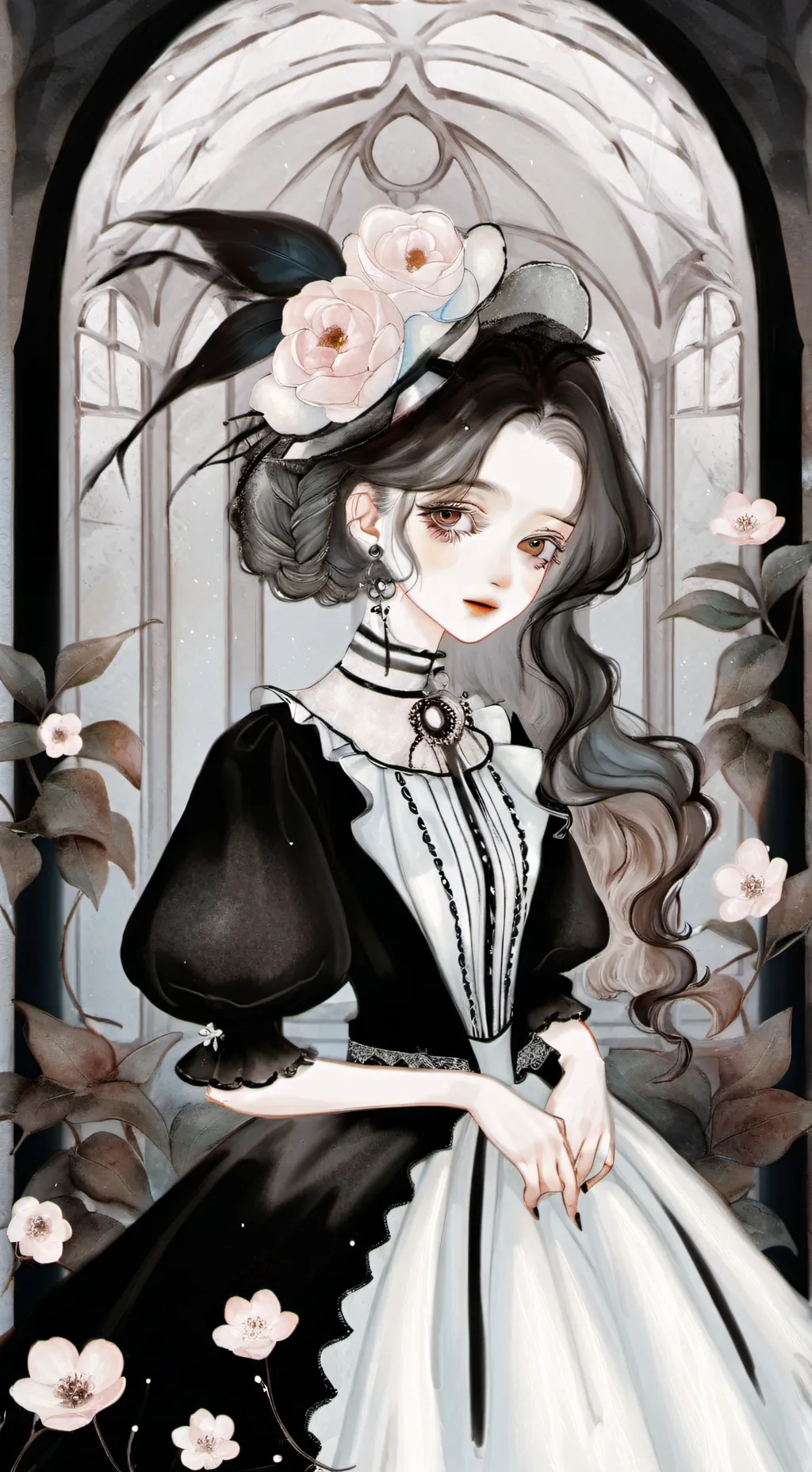 ai character: 𝔸𝕣𝕚𝕒𝕟𝕒 background