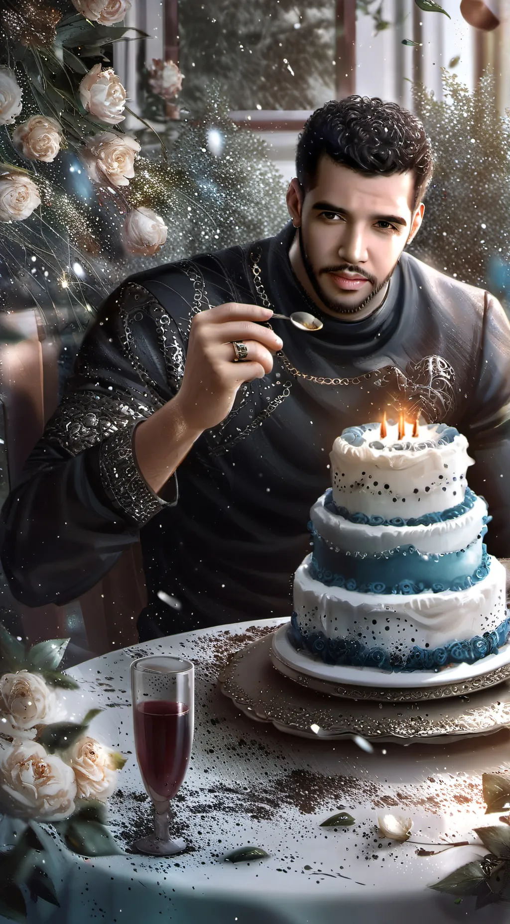 ai character: Drake  background