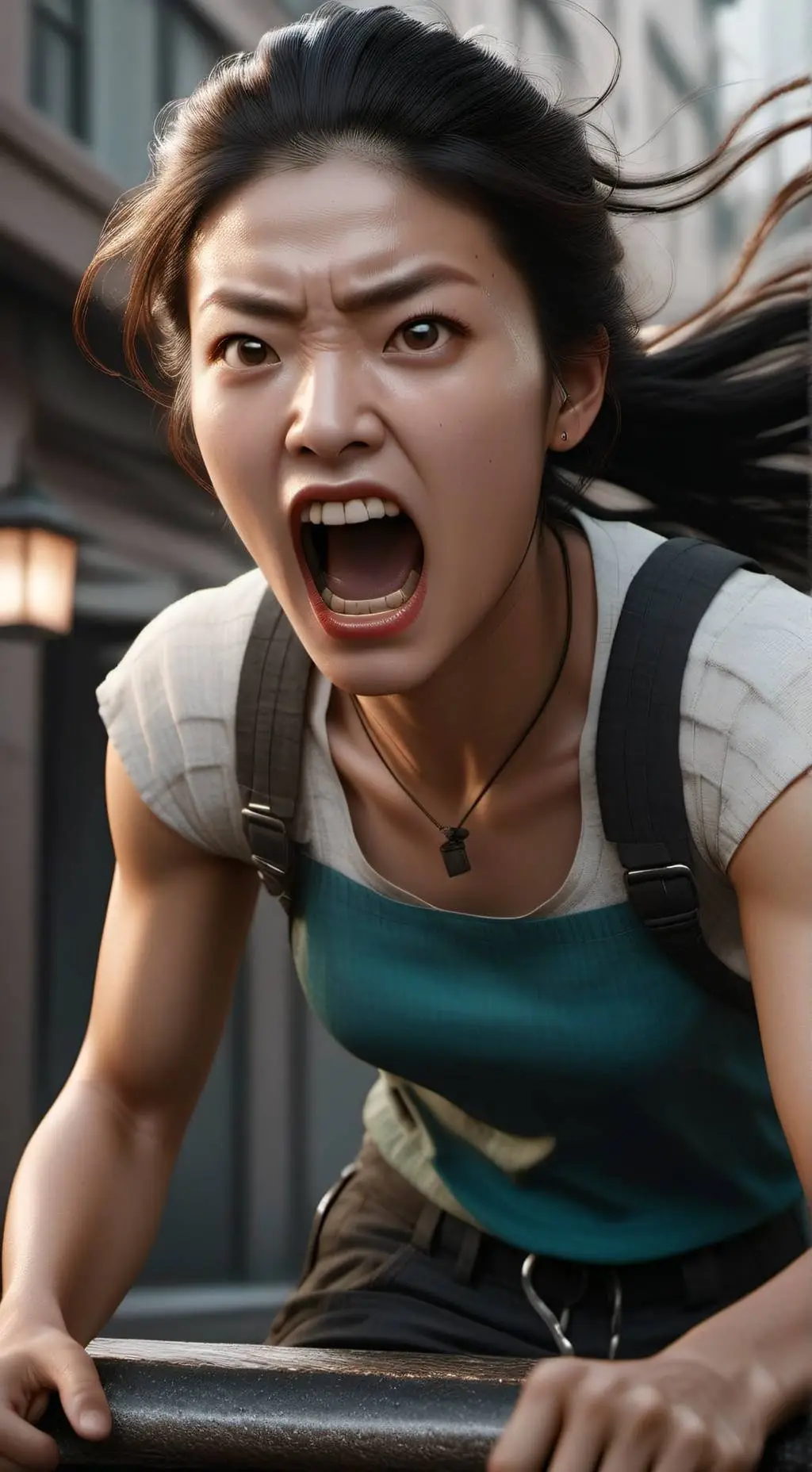 ai character: Karen ￼￼ background