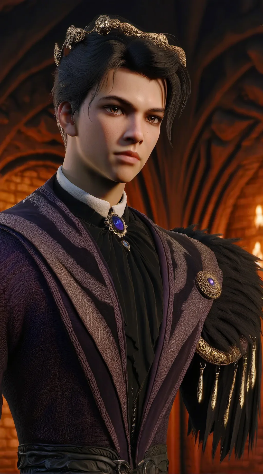 ai character: Aaron background