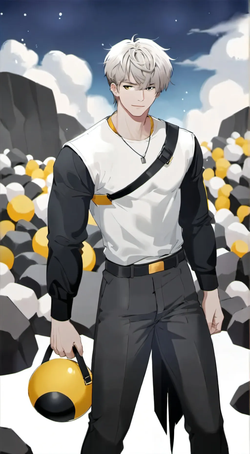 ai character: Macigno Uoman background
