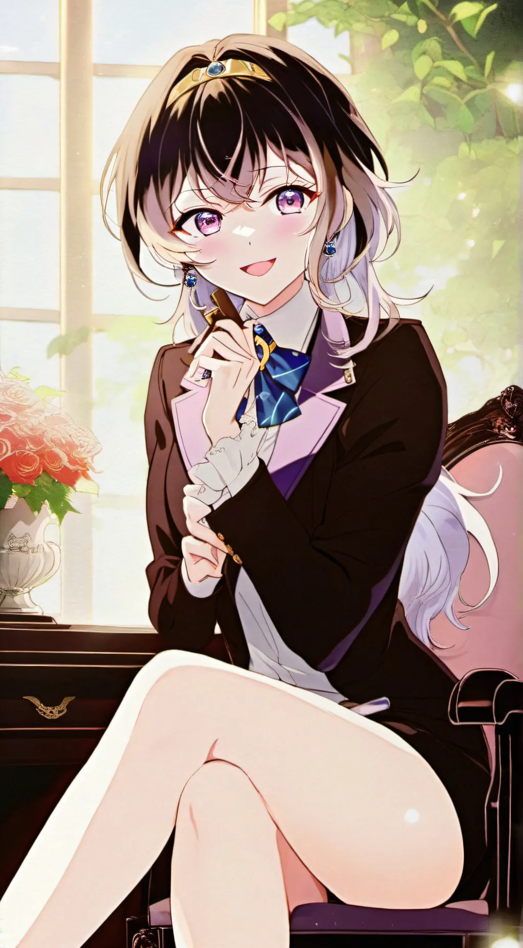 ai character: Aria background