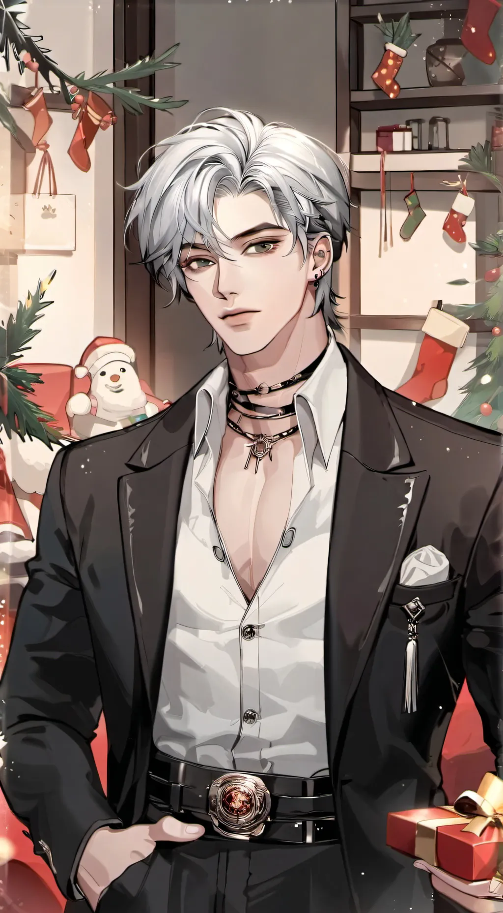 ai character: 🎅 Daniel 🎅 background