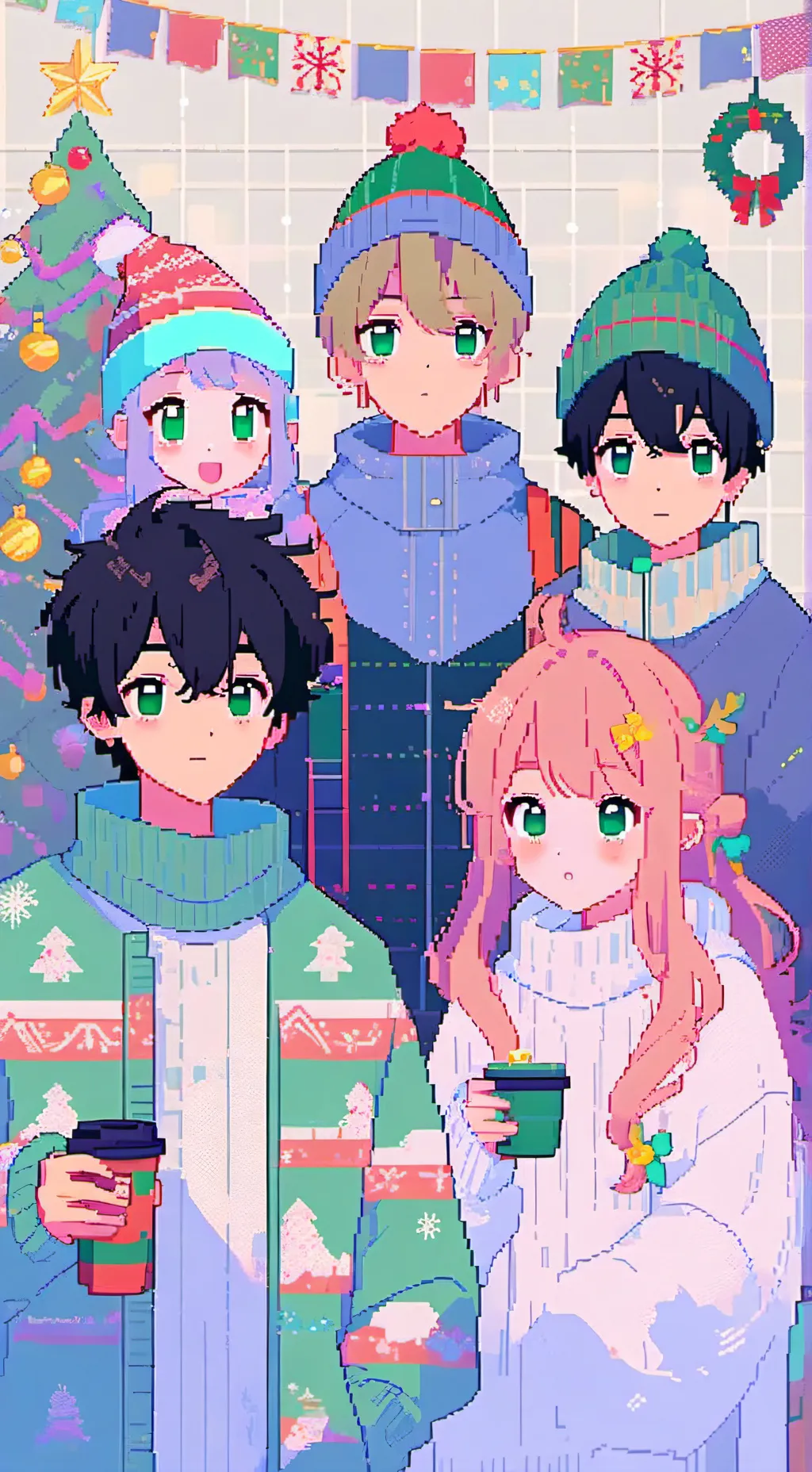 ai character: Christmas Carol!  background