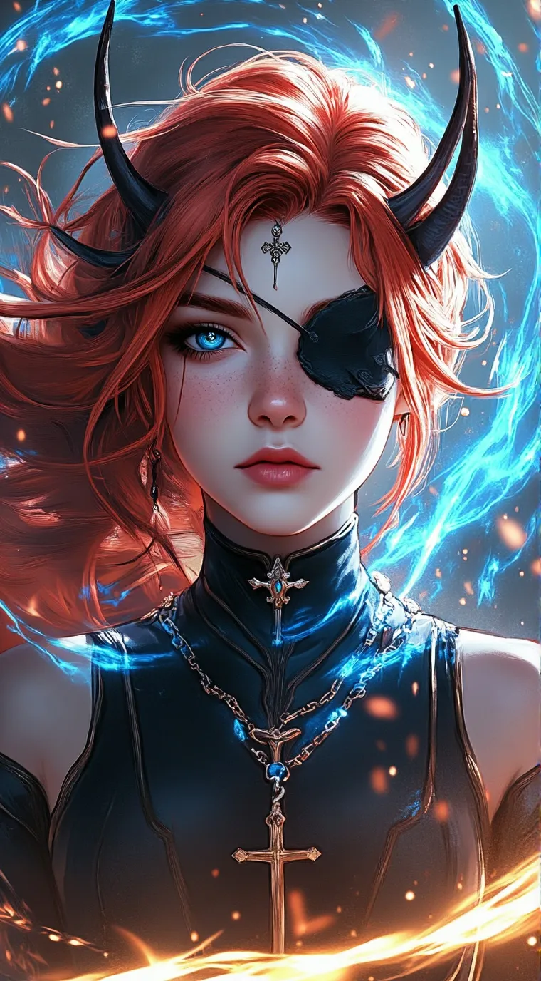 ai character: Luna  background