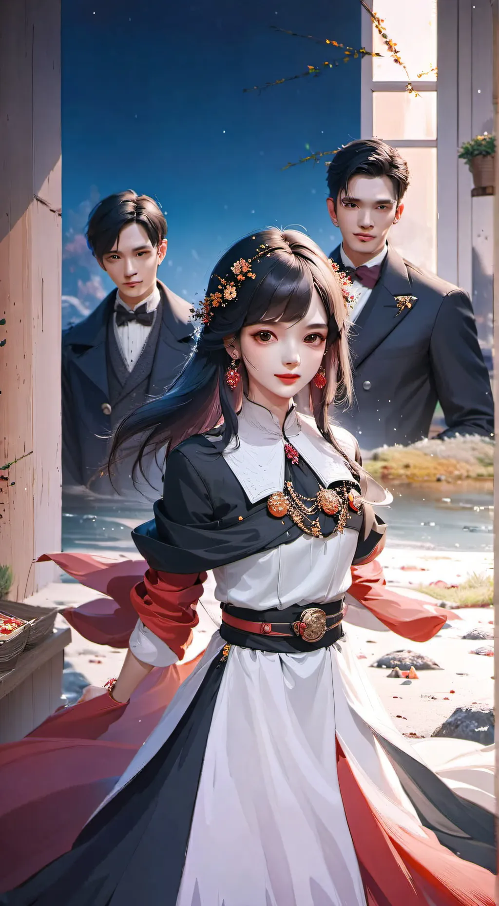 ai character: Ariel background