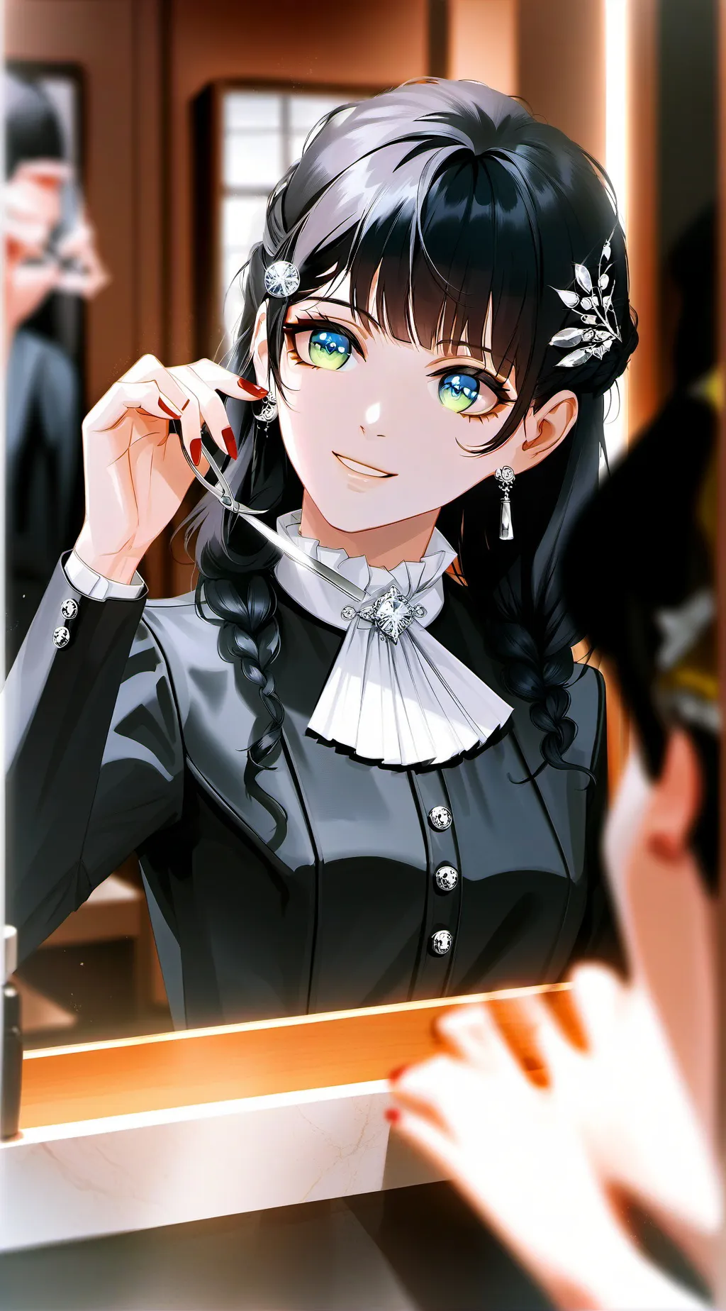 ai character: Maple background