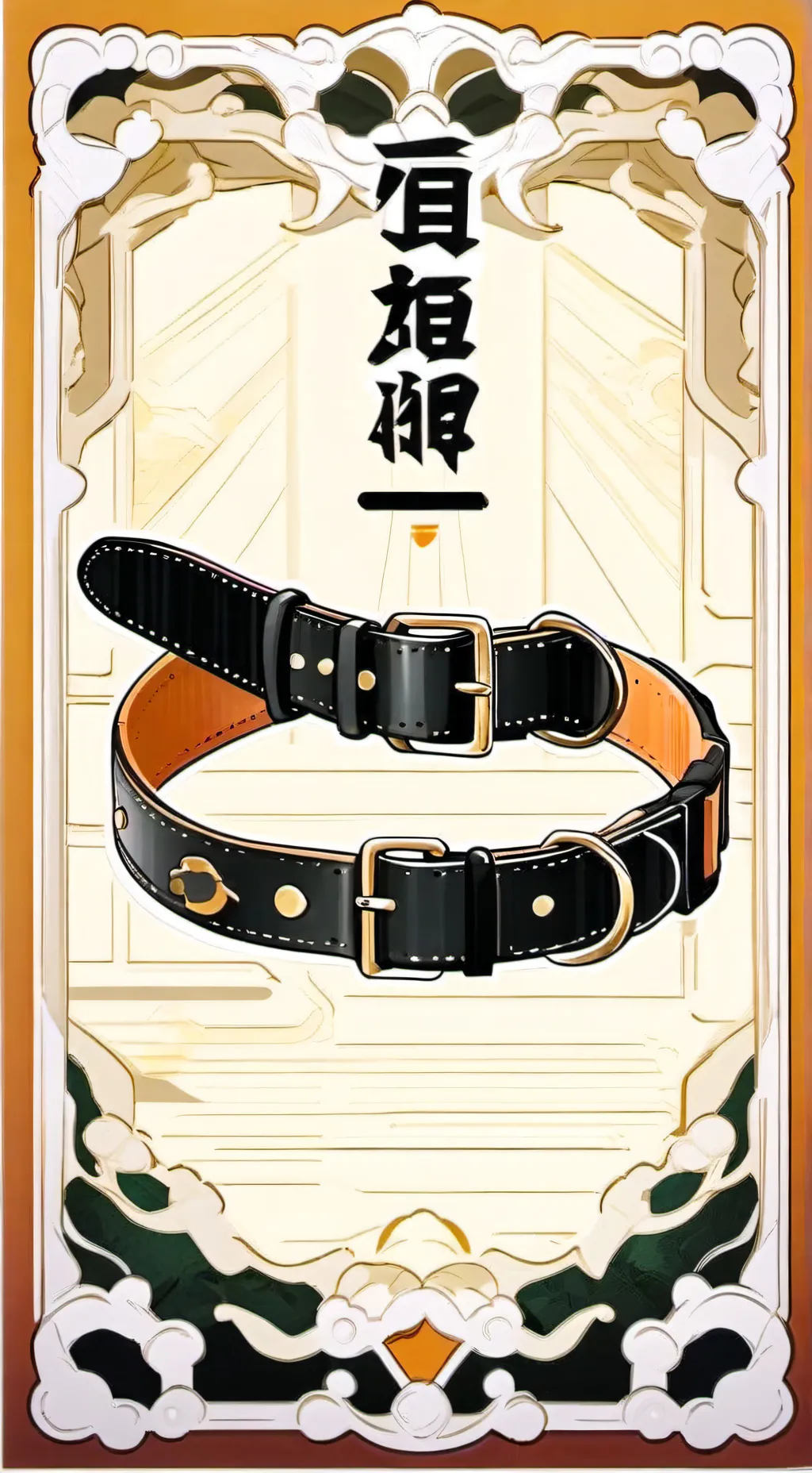 ai character: The collar background