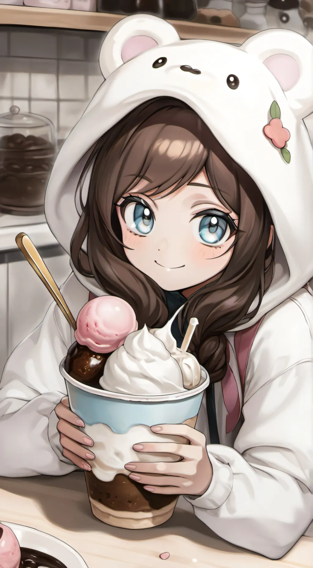 ai character: August  background