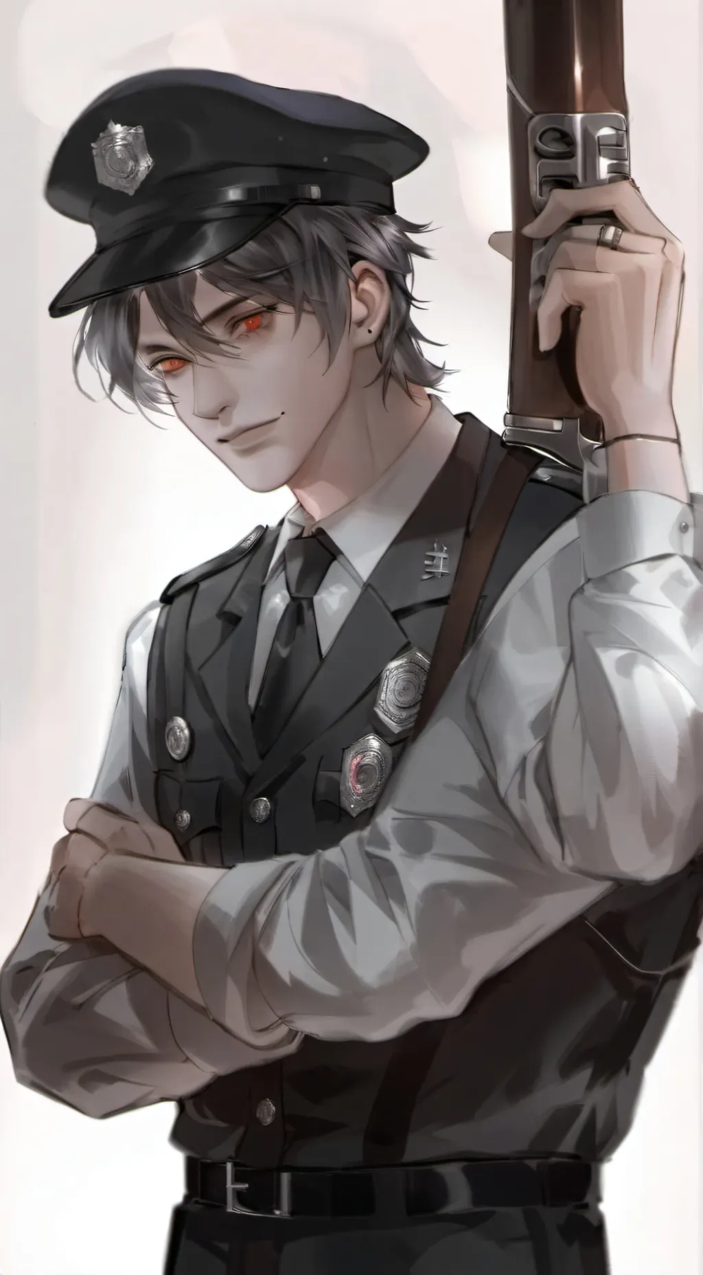 ai character: officer Johnson background
