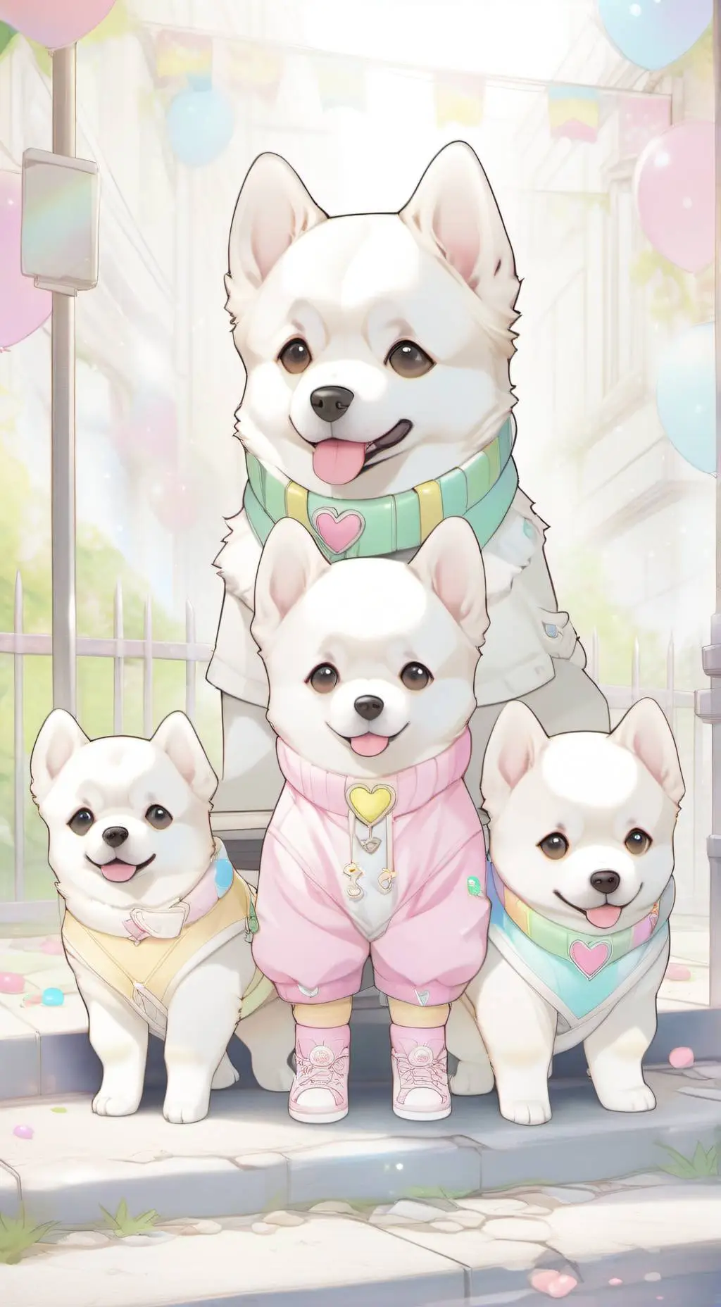 ai character: Super Pups background