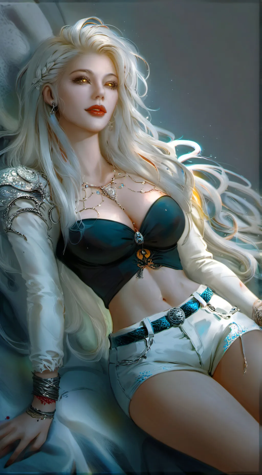 ai character: Dawn background