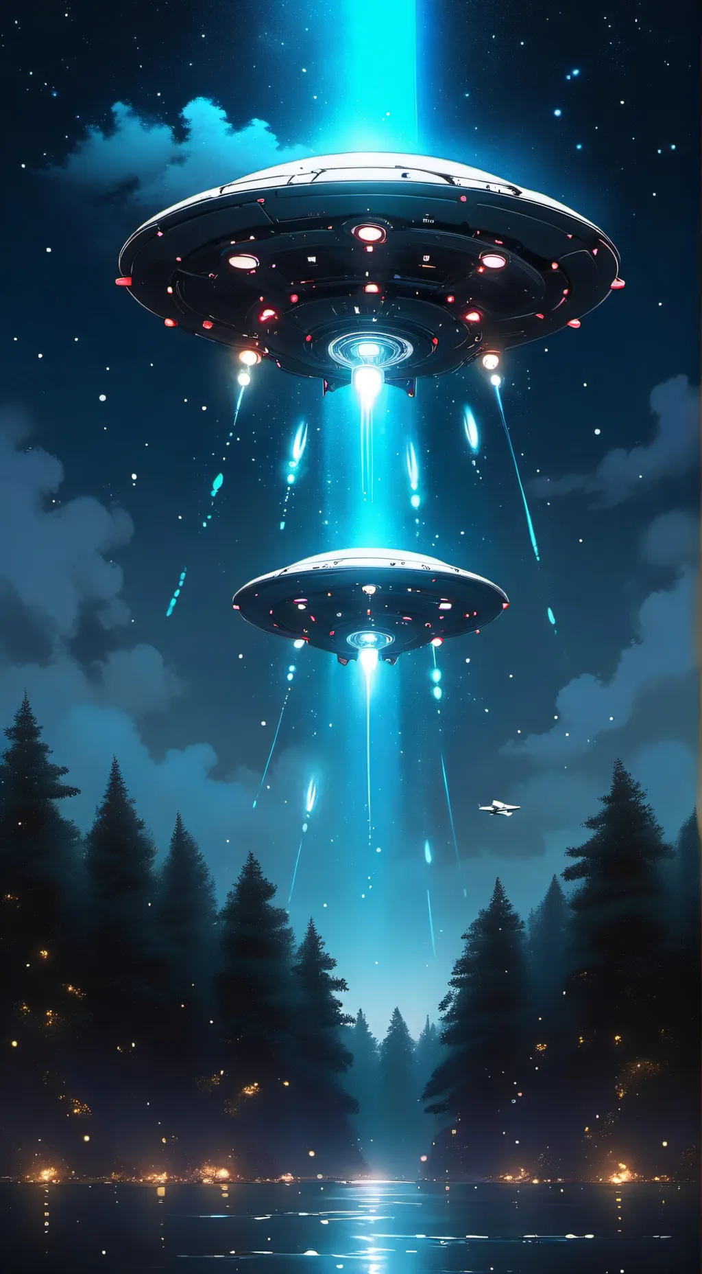 ai character: UFO Invasion  background
