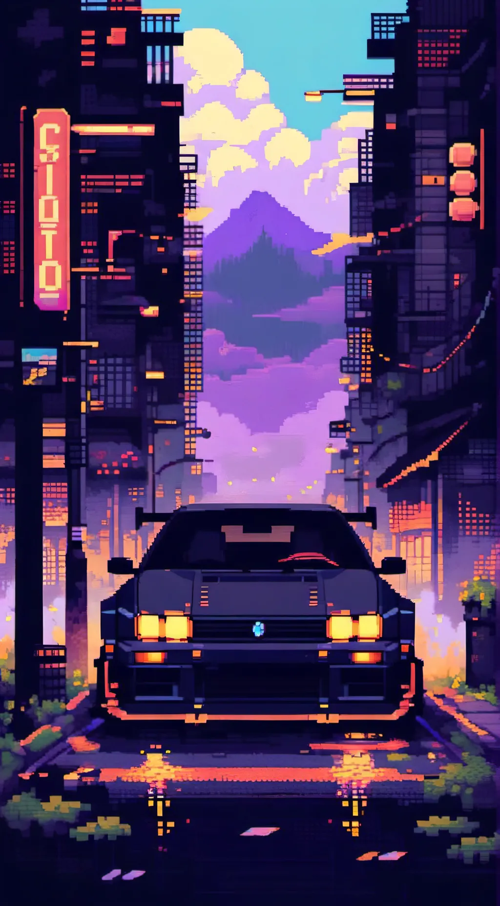 ai character: car background