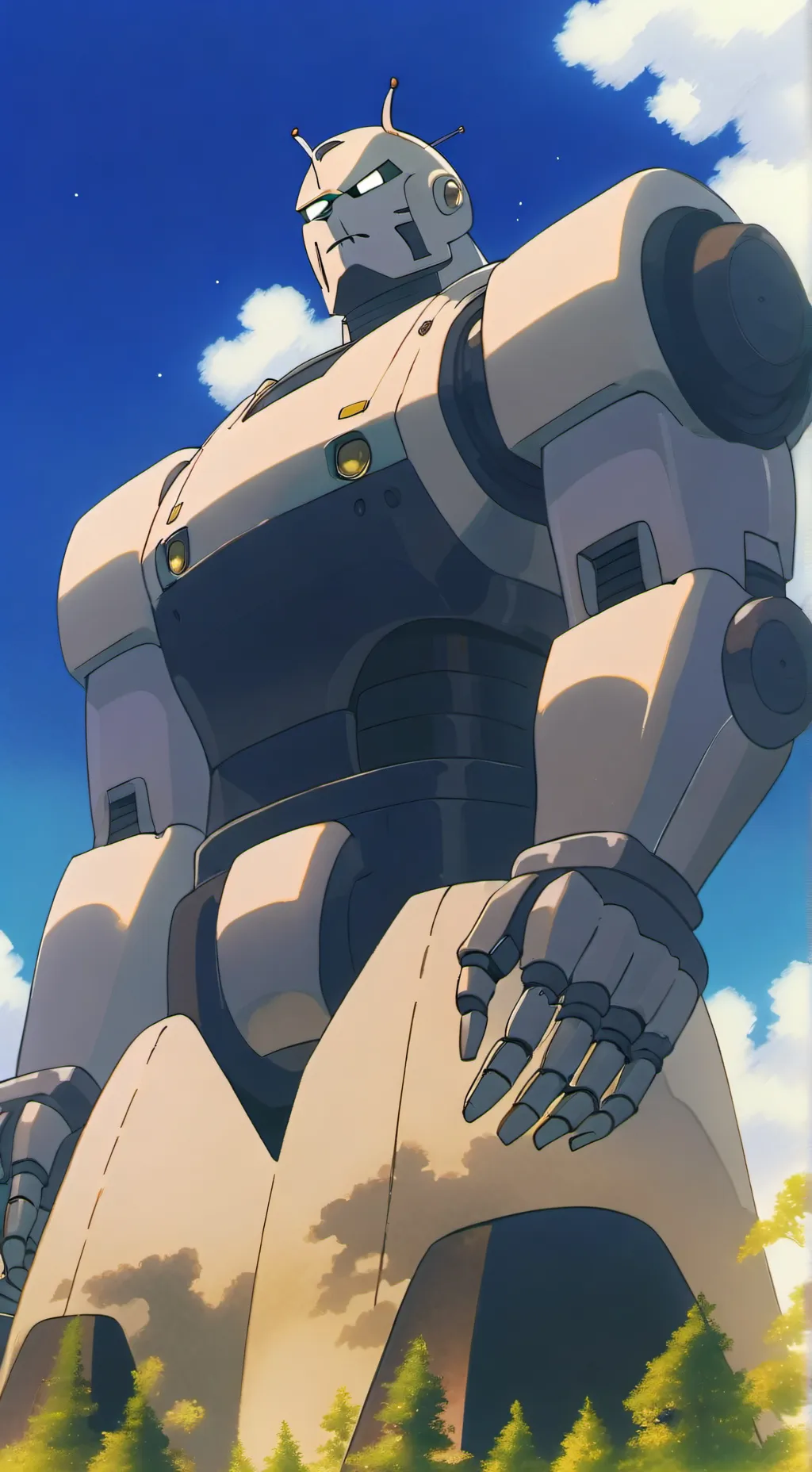 ai character: Giant Fnaf robot background