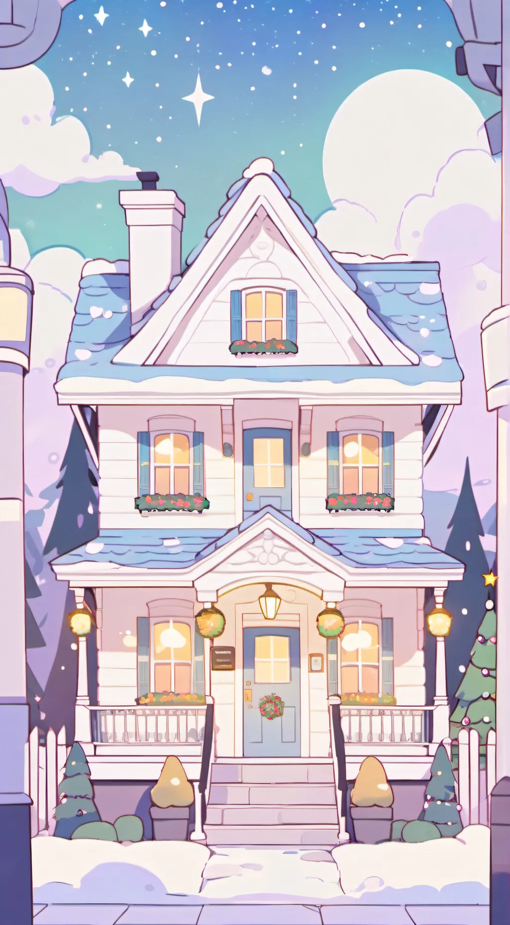 ai character: Home alone background