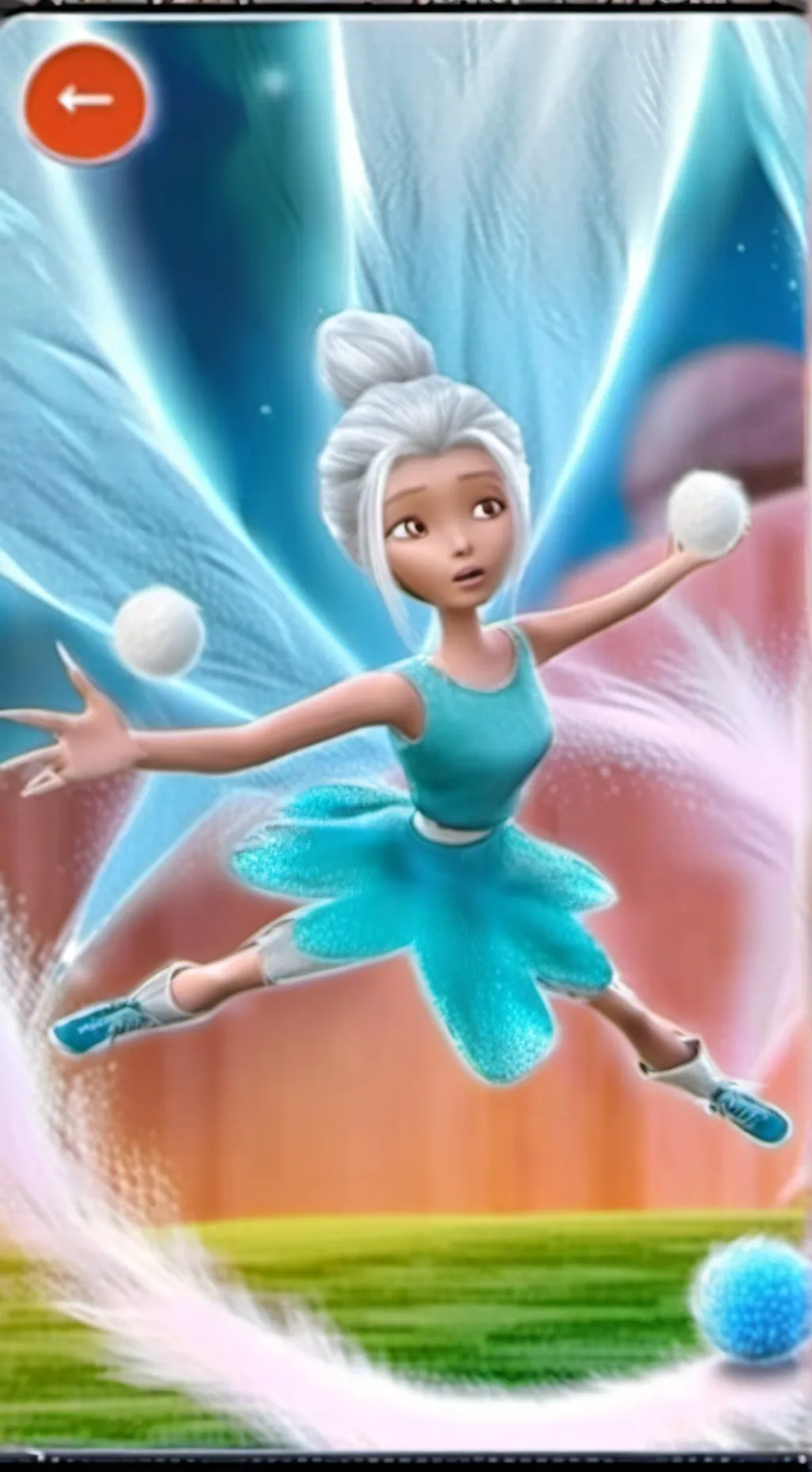 ai character: Periwinkle  background