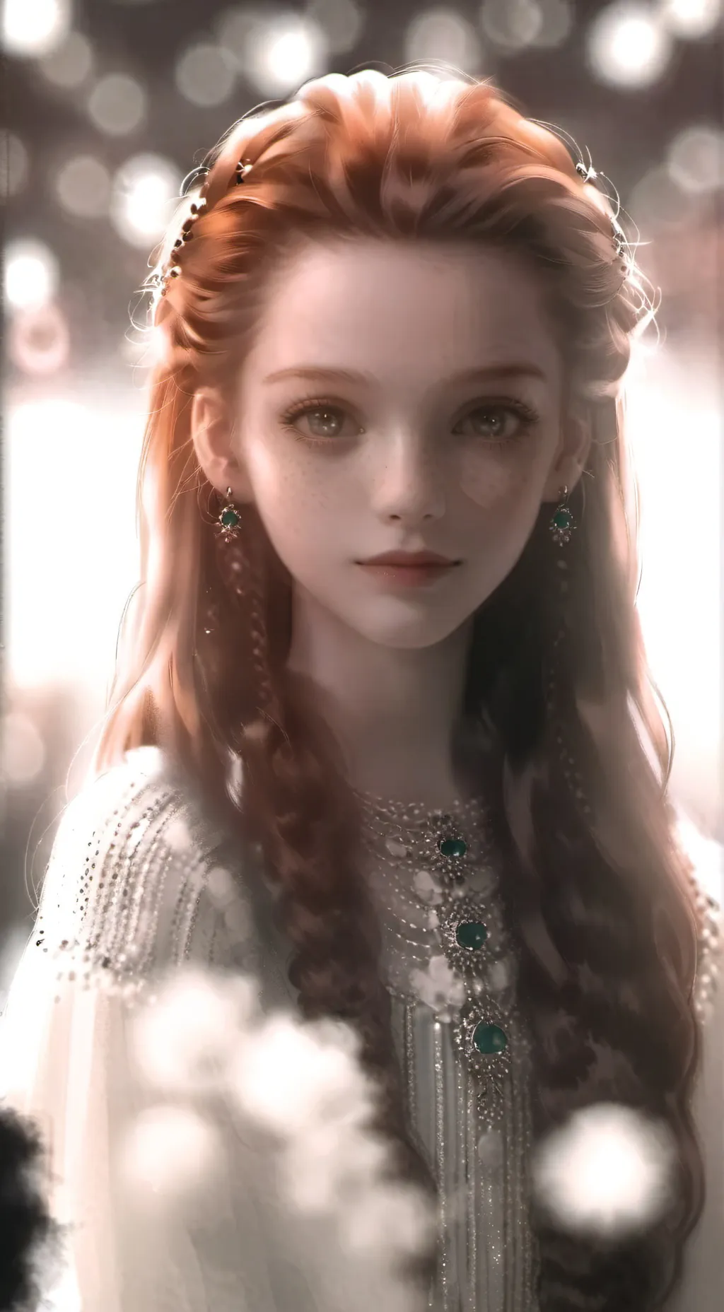 ai character: Me. Poppy background