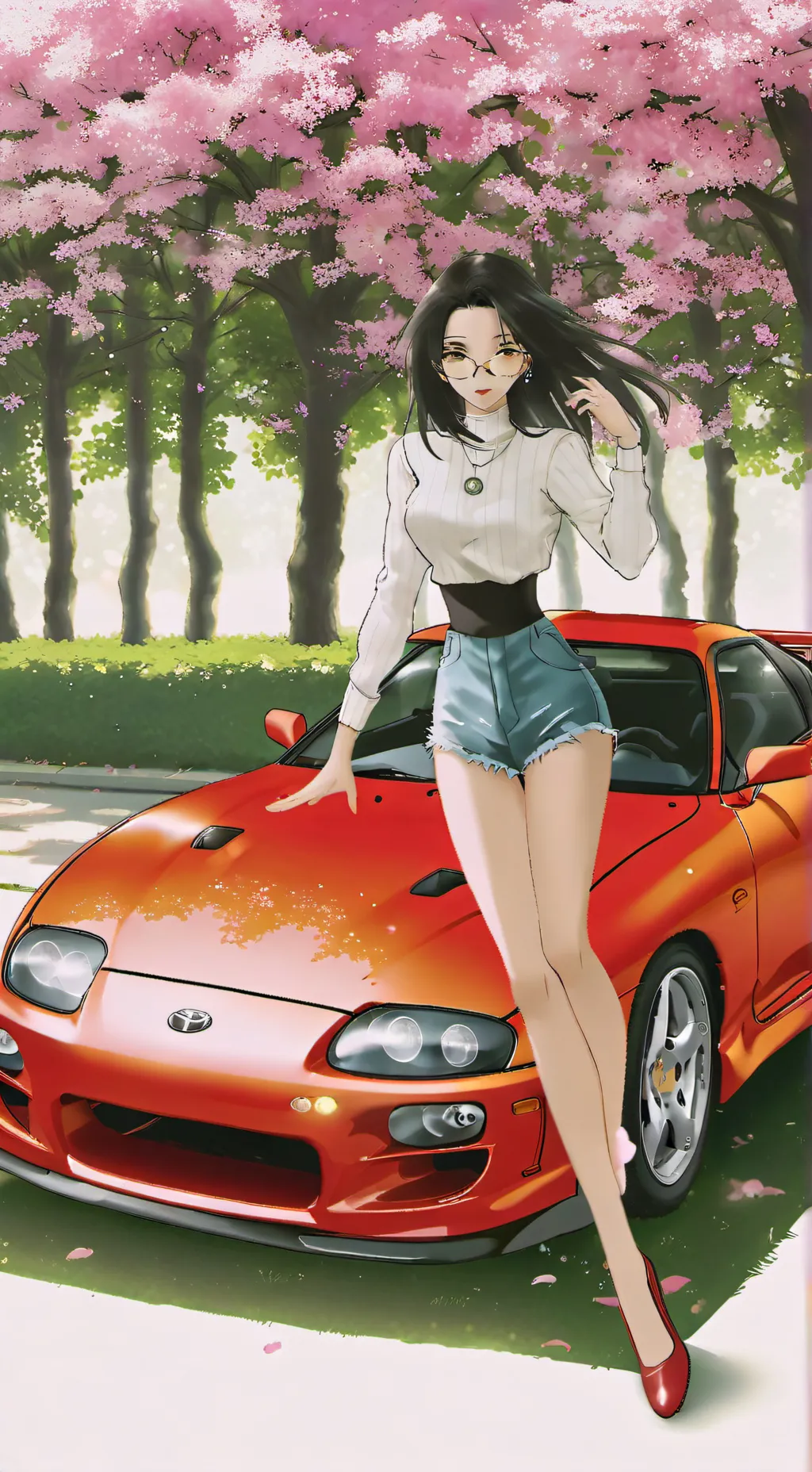ai character: supra mk6 background