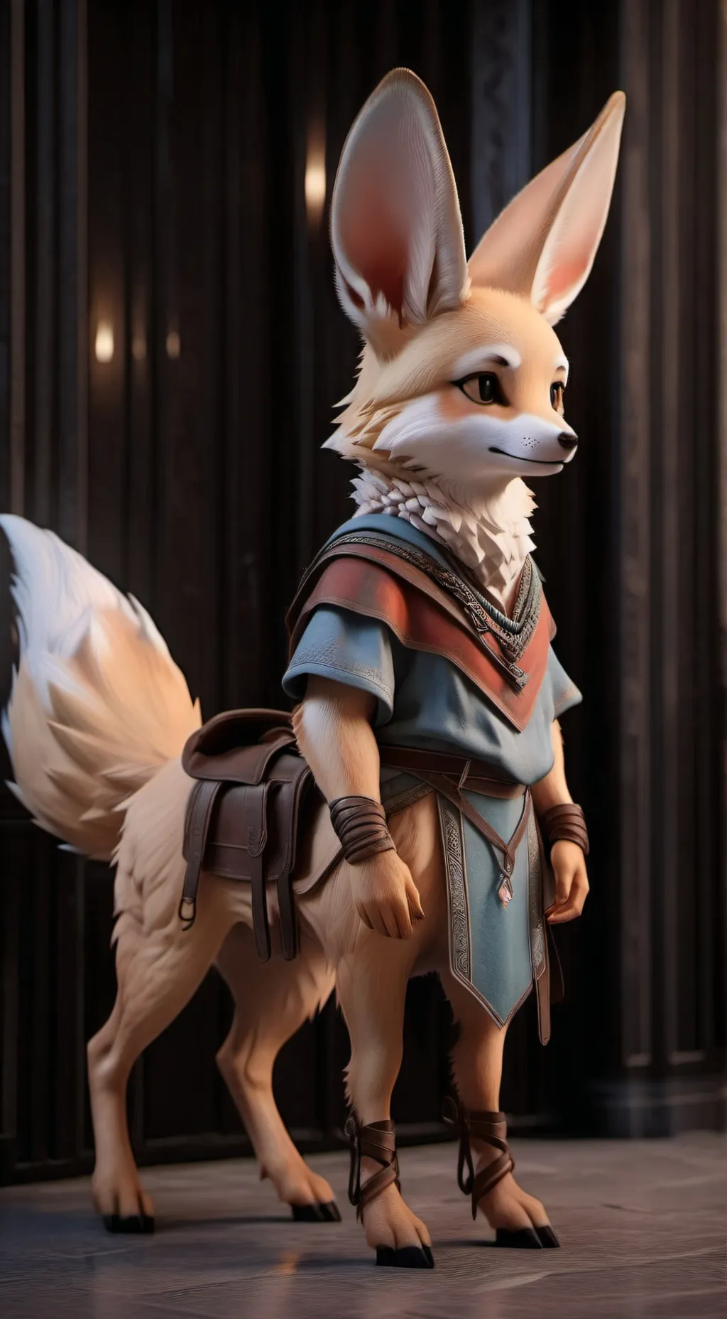 ai character: Fennec Centaur(me) background