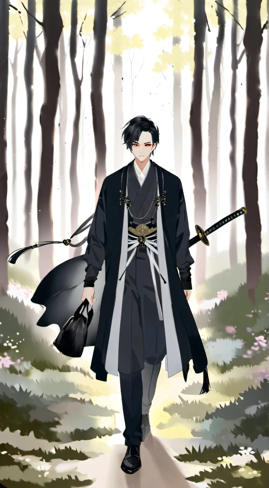 ai character: demon slayer background