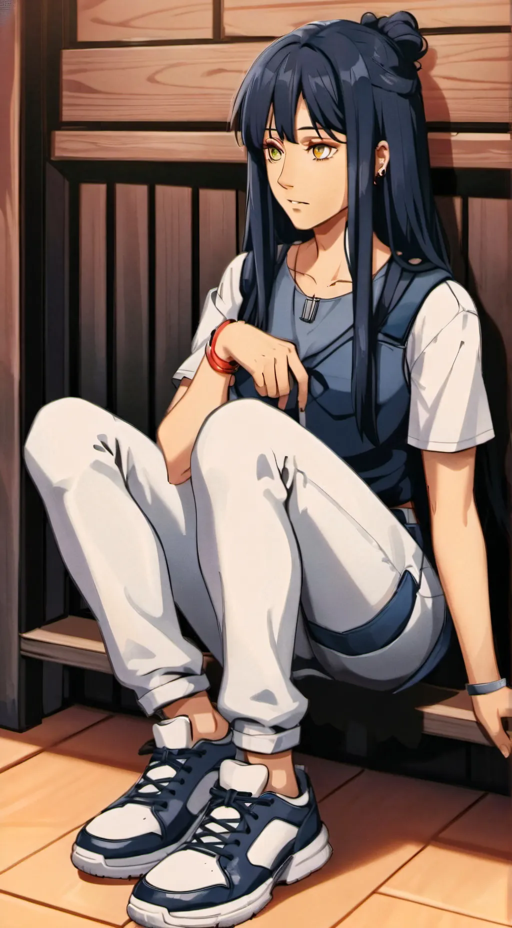 ai character: hinata  background