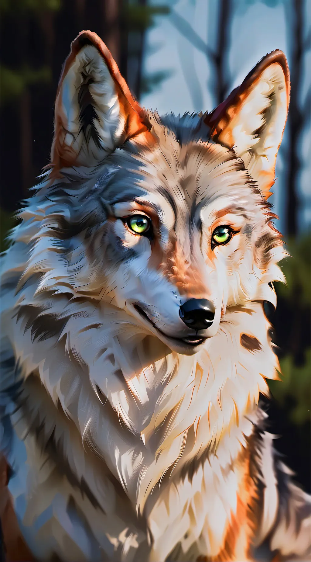 ai character: tbg wolf backstory background