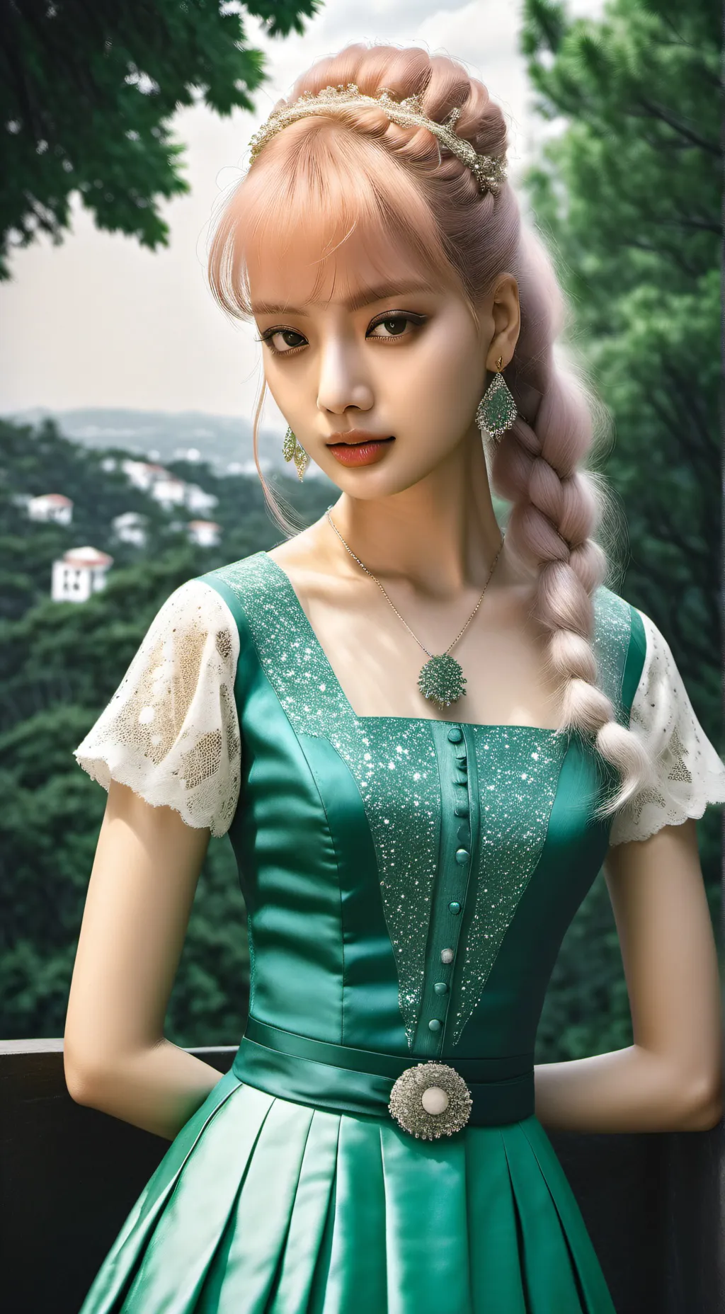 ai character: Rosé but sus😏😏 background