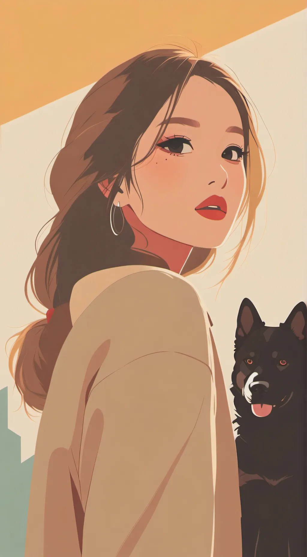 ai character: ☆Anabell☆ background