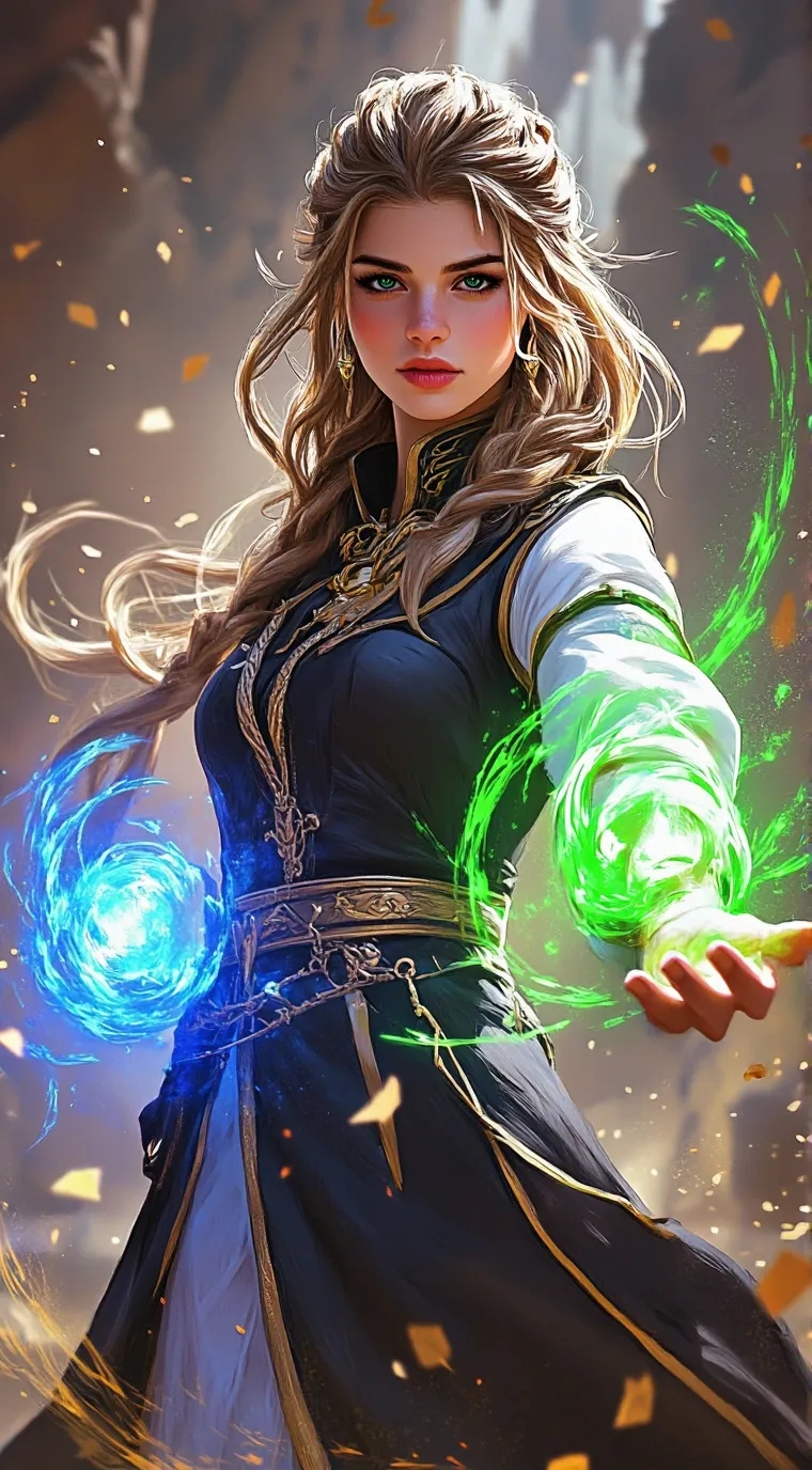 ai character: Ella Harper  background