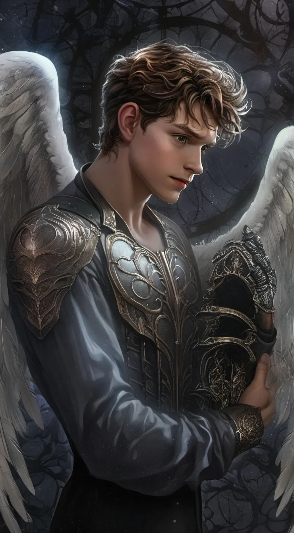 ai character: Castiel background