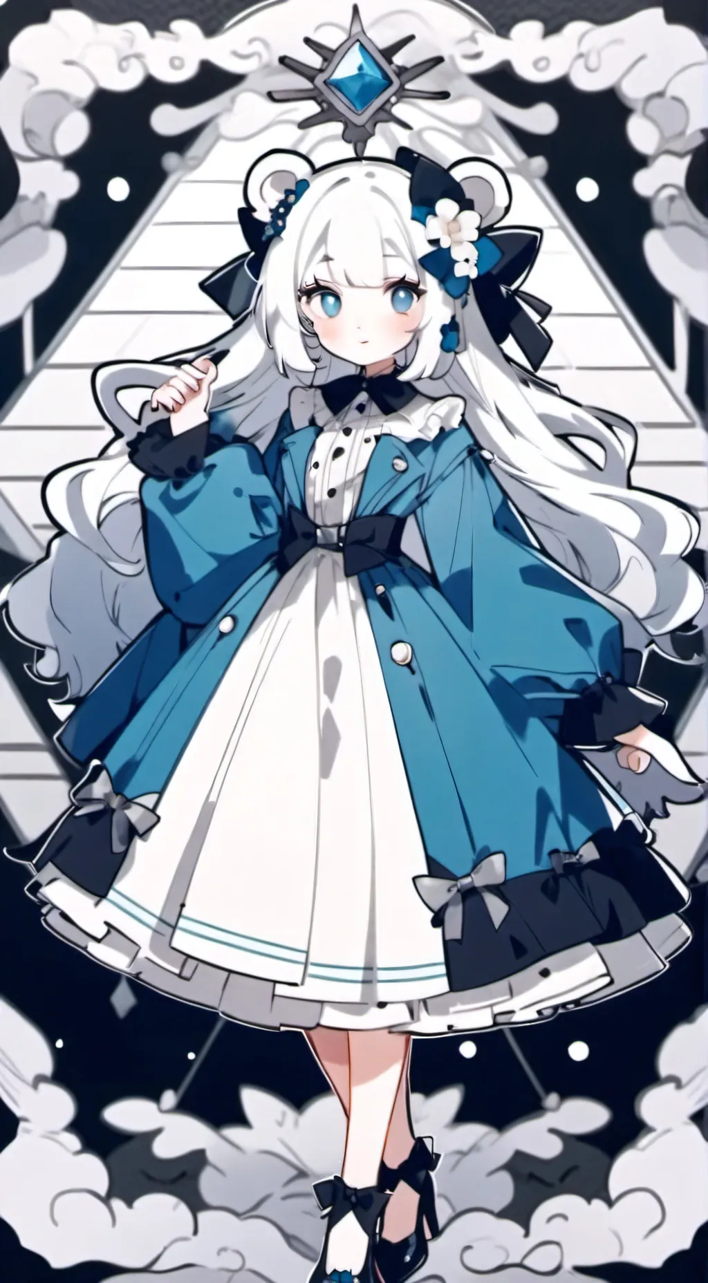 ai character: Dandys world background