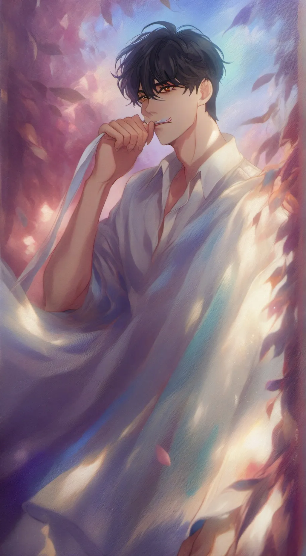 ai character: Lucas 😼👌 background