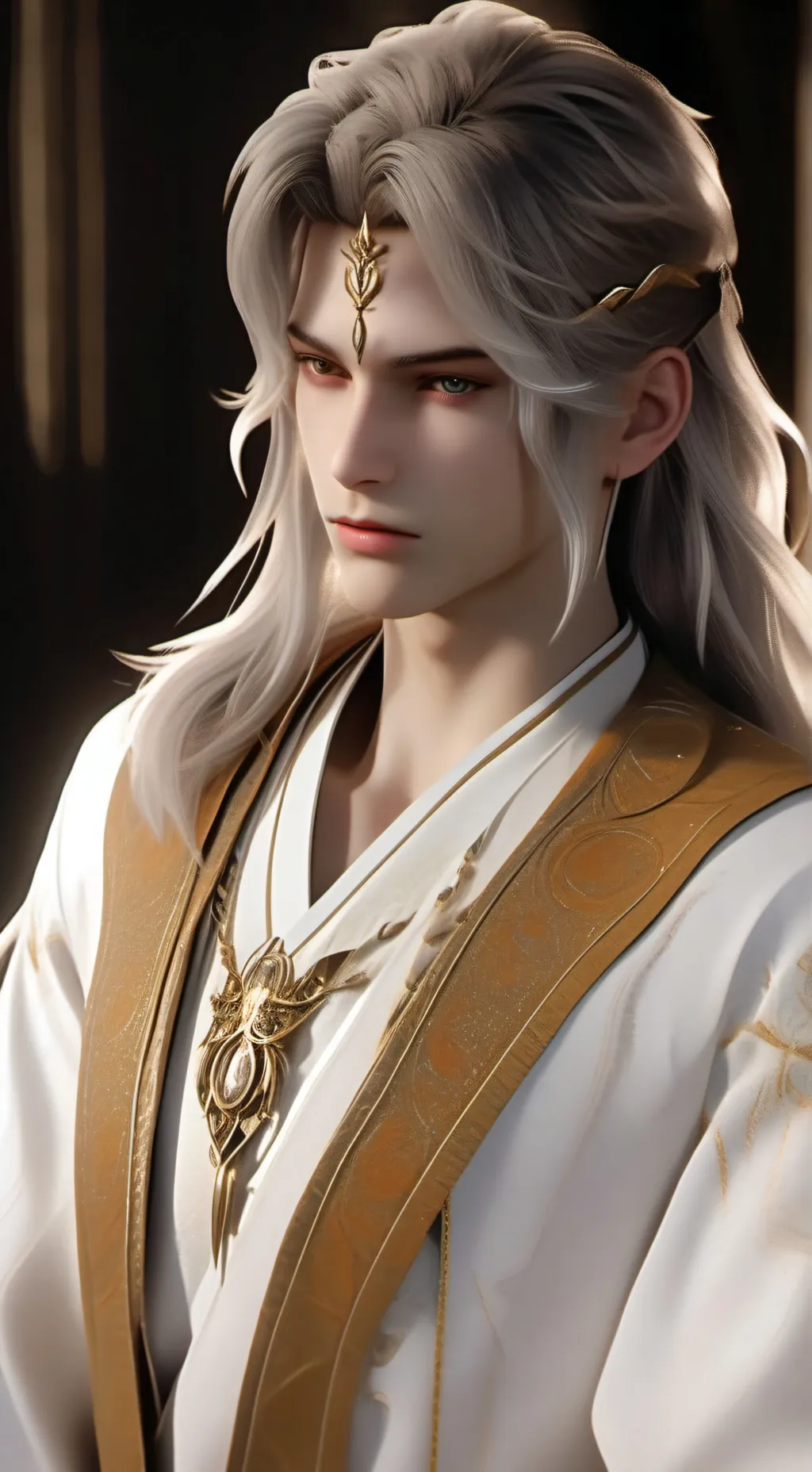 ai character: Bright background