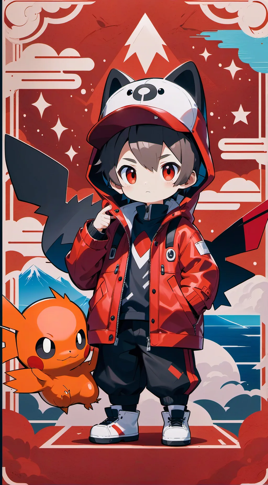 ai character: •~Bakugo~• background