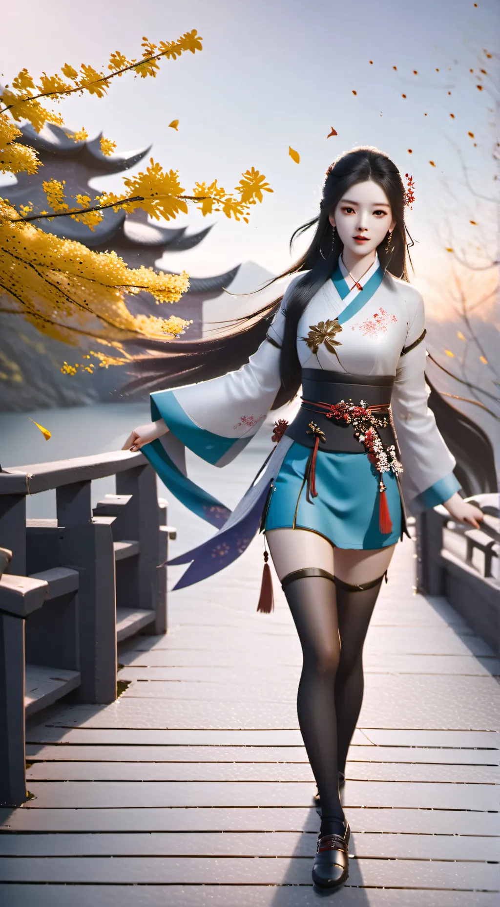 ai character: Chinese 👑 p&p background