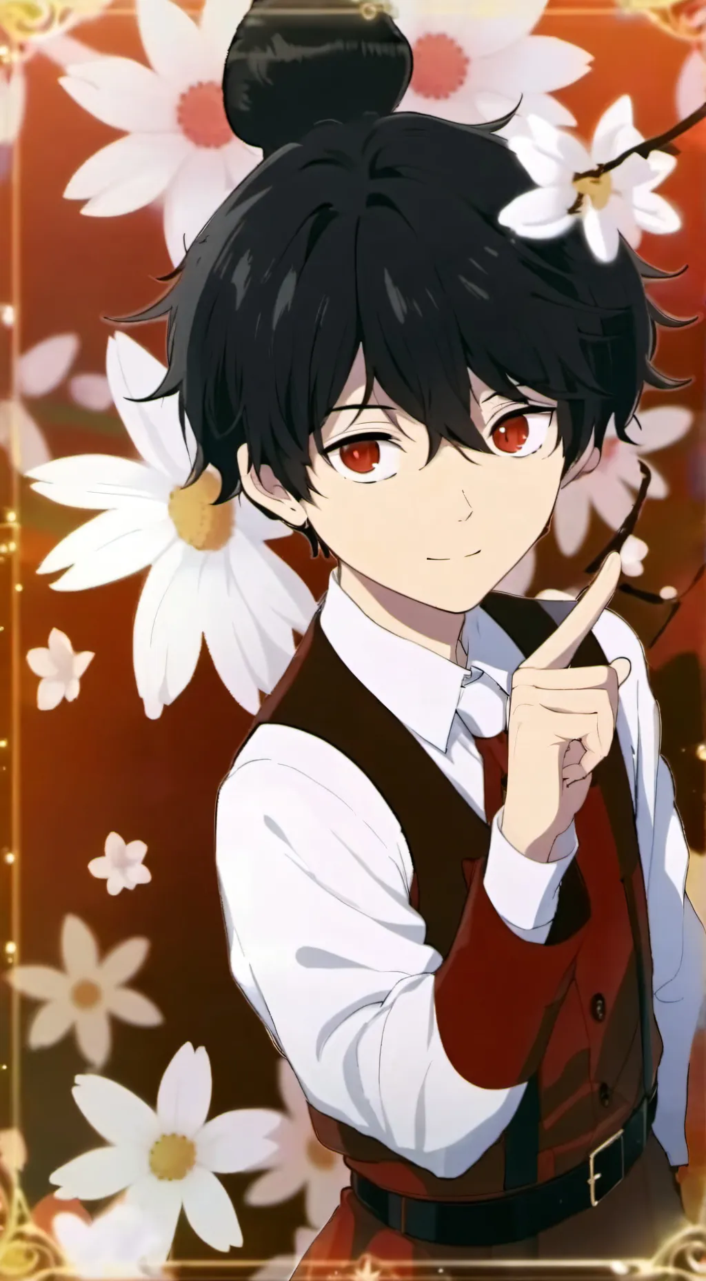 ai character: aaron background