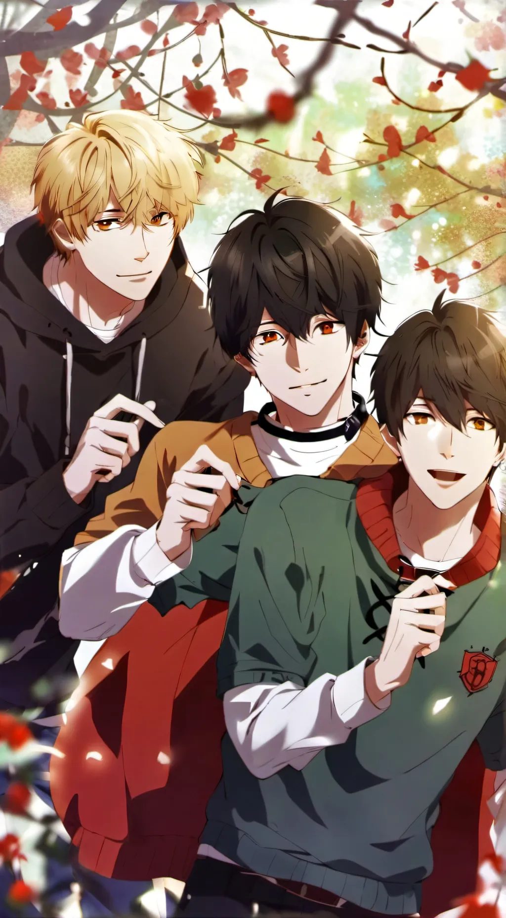 ai character: The 3 Yandere boys background