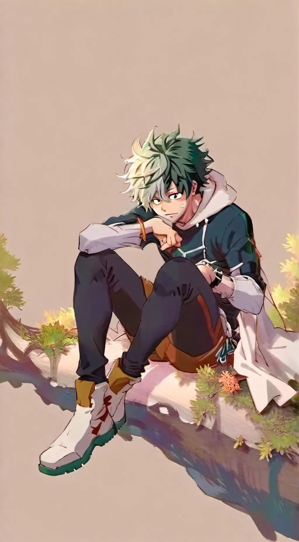 ai character: Bakudeku background