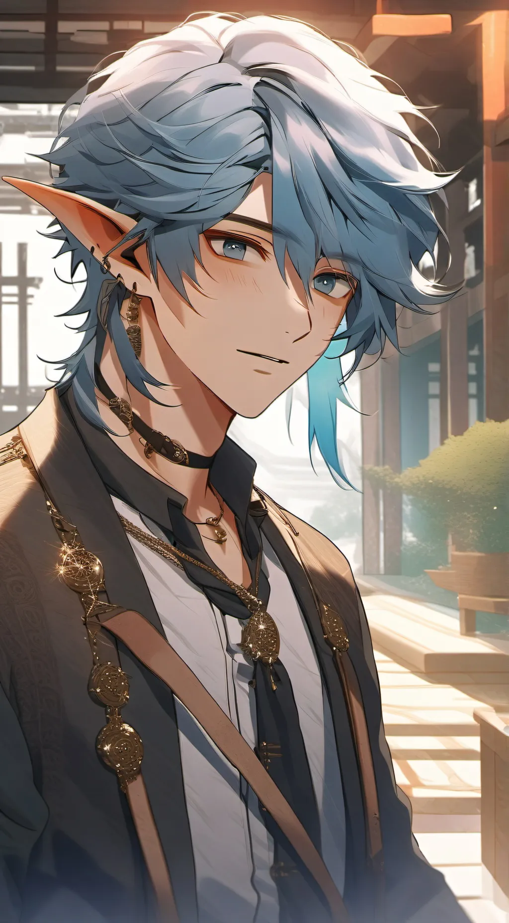ai character: Aqua  background